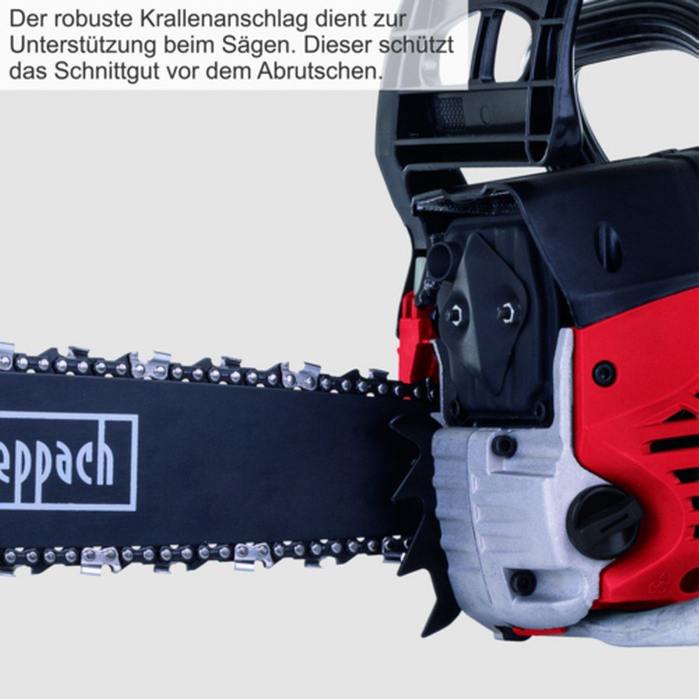 Scheppach Benzin-Kettensäge Benzin Kettensäge CSP530S inkl. Brille und Gehörschutz, 1 Stück