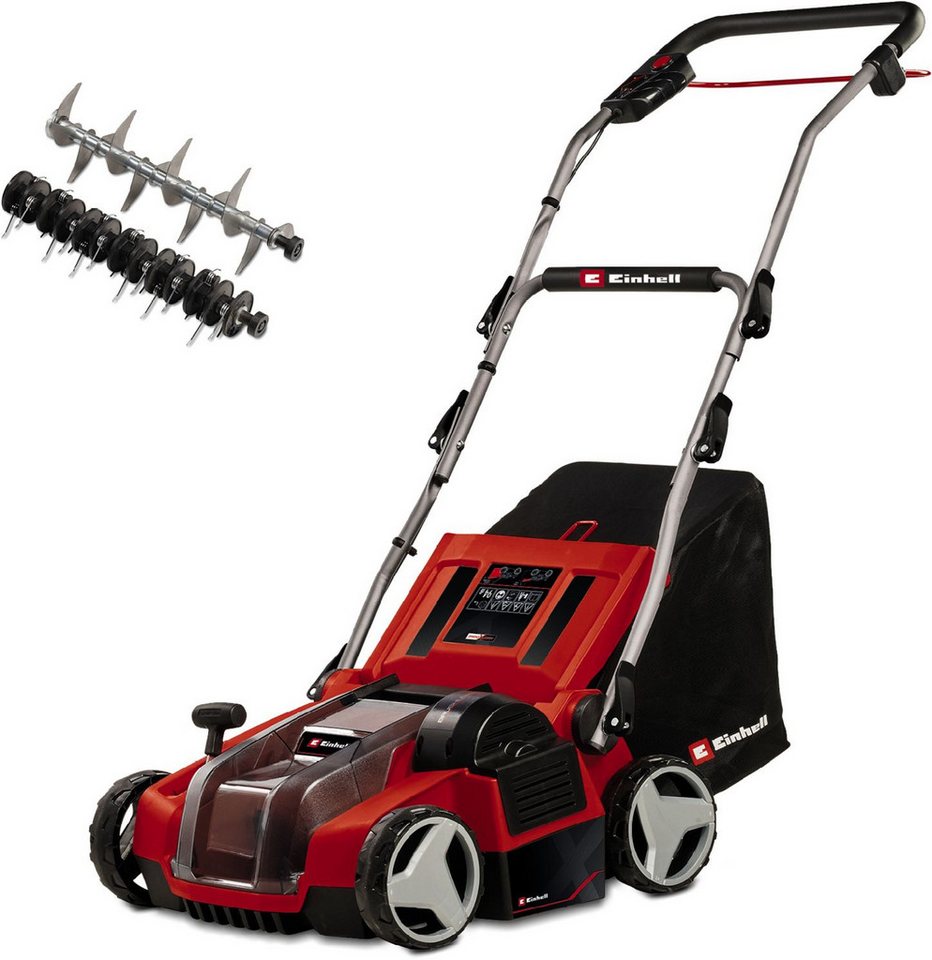 Einhell Akku-Vertikutierer / Lüfter Power X-Change GE-SA 36/35 Li-Solo, 35 cm Arbeitsbreite