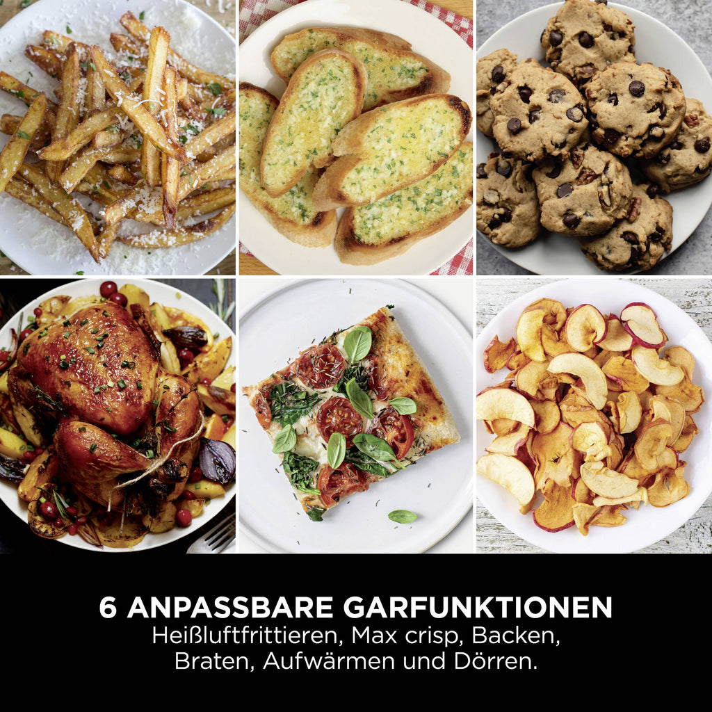 Ninja Double Stack XL 2 Heißluft-Fritteuse 9.5 l 2470 W Schwarz