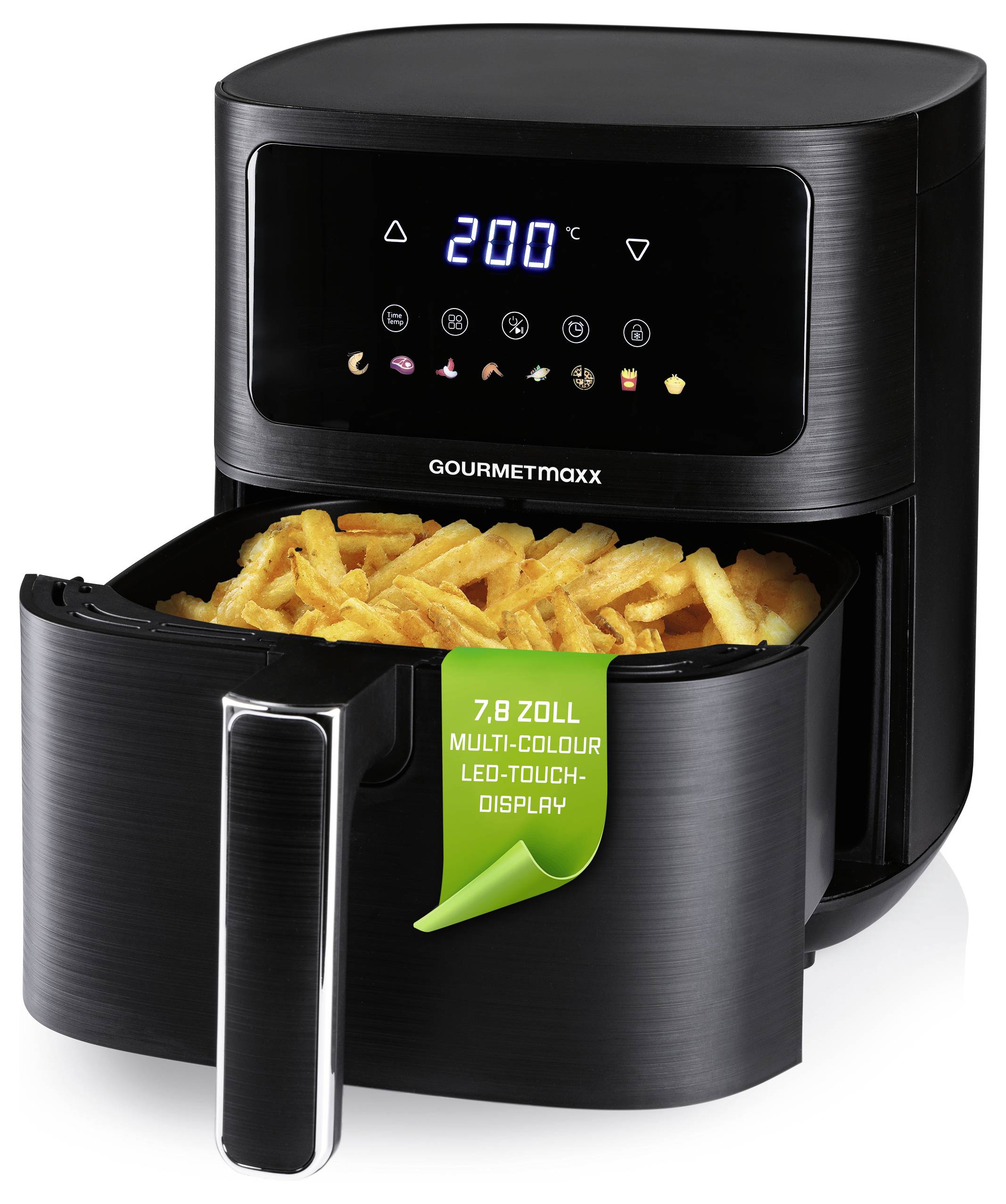 GourmetMaxx GOURMETmaxx Heißluft-Fritteuse Digital 4