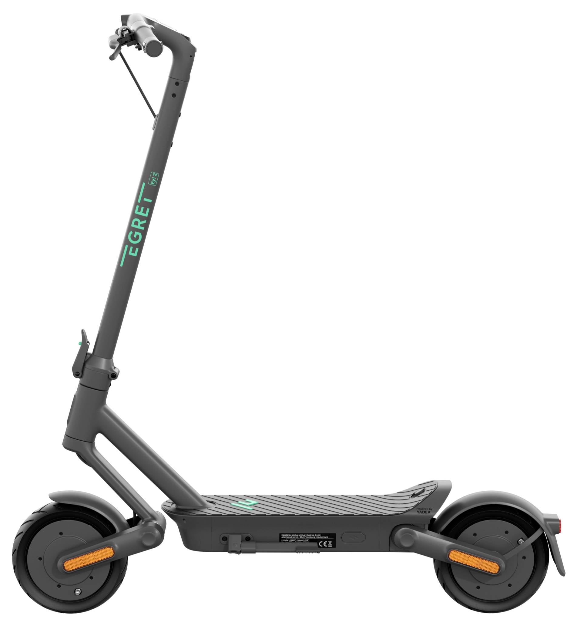 Egret Ey! 2 E-Scooter Grau Li-Ion 48 V 9.4 Ah Straßenzulassung: Deutschland