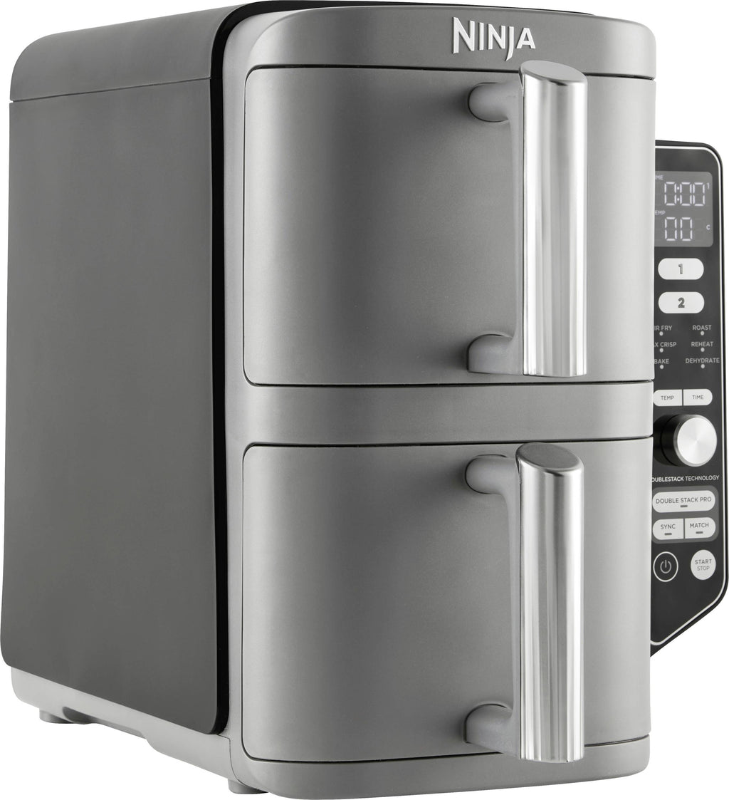 Ninja Double Stack XL 2 Heißluft-Fritteuse 9.5 l 2470 W Schwarz