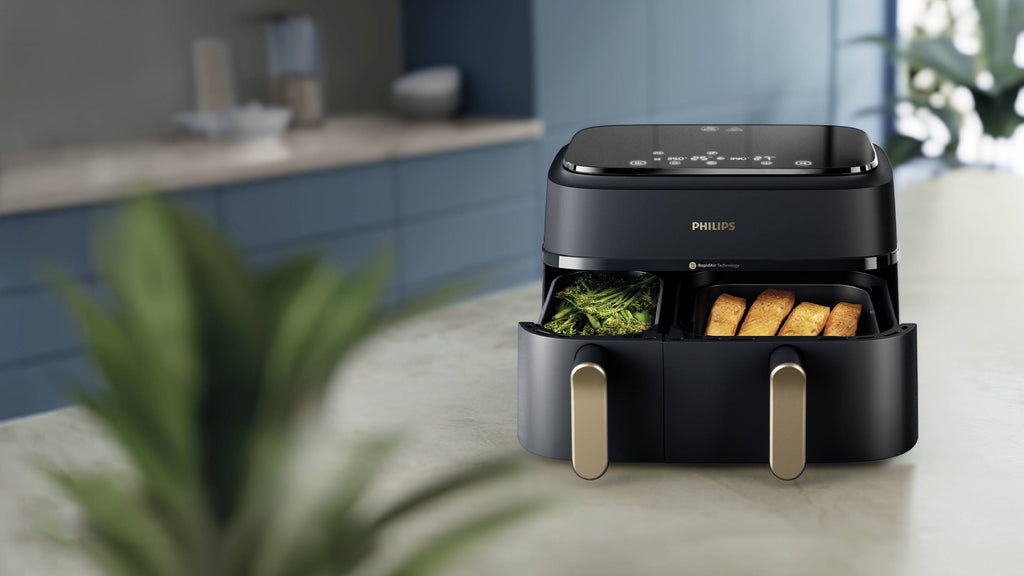 Philips Home NA352/04 Heißluft-Fritteuse 9 l 2750 W BPA-frei, Antihaftbeschichtung Schwarz