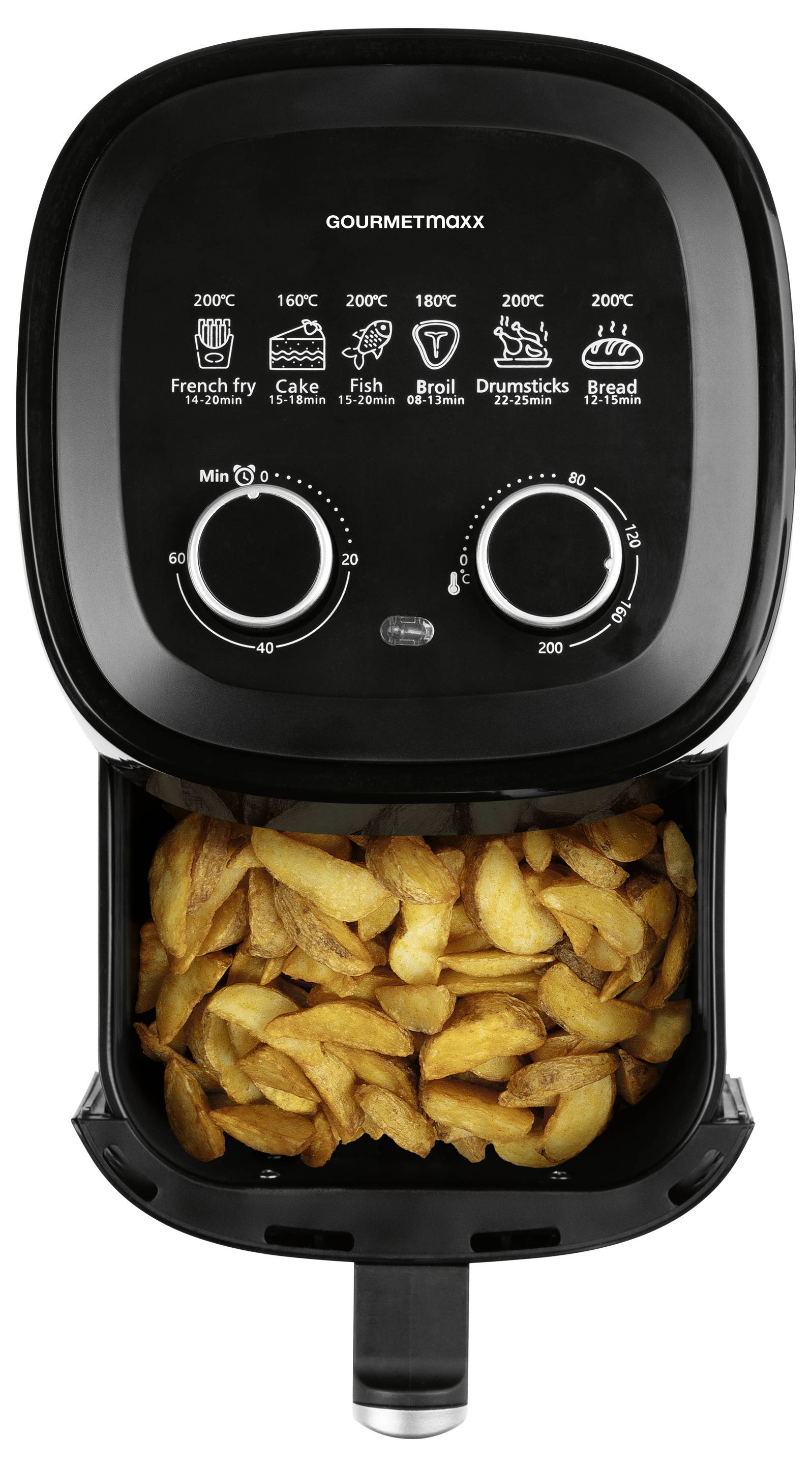 GourmetMaxx GOURMETmaxx Heißluft-Fritteuse Mechanisch 3