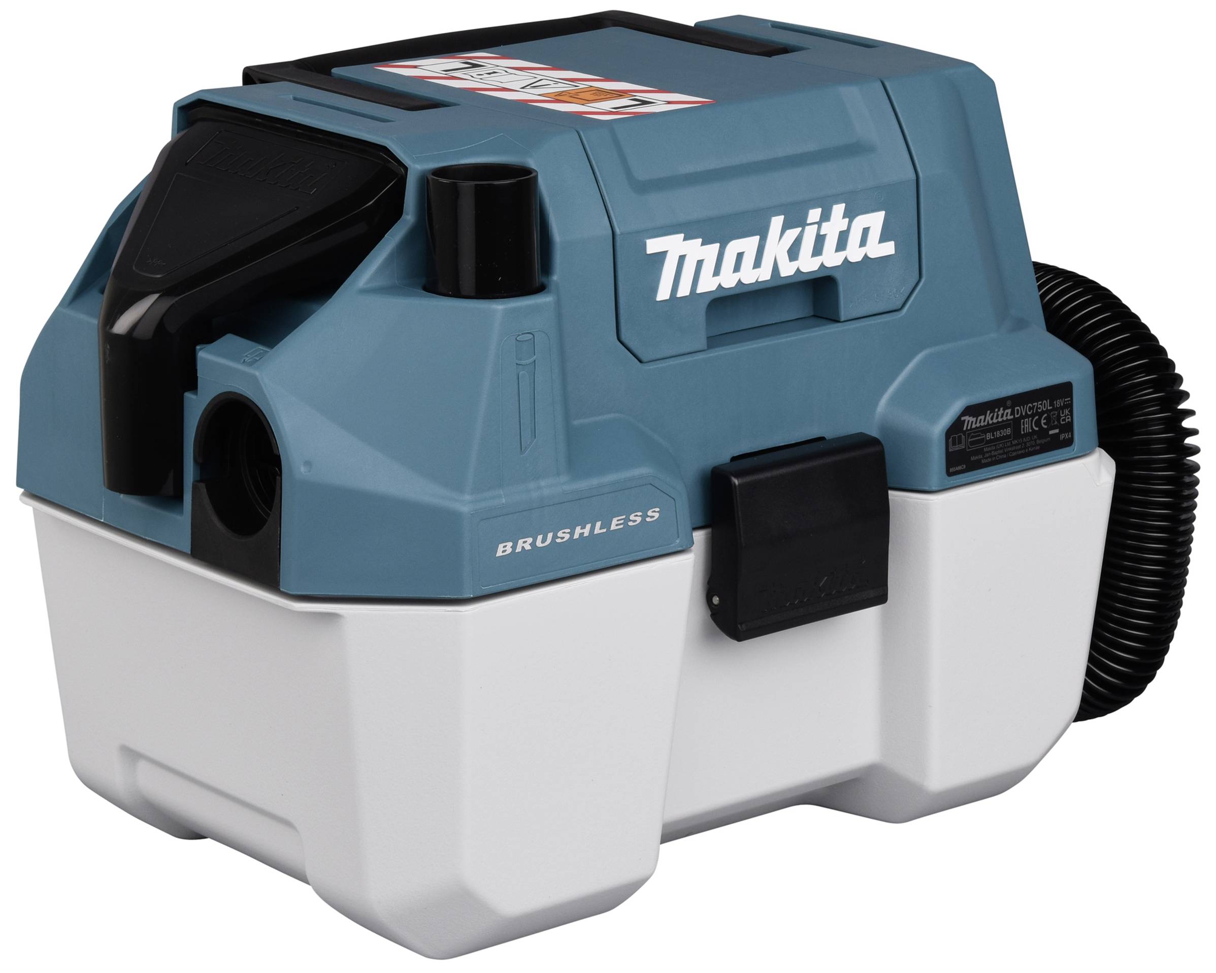 Makita DVC 750 LZX3 Akku Staubsauger 18 V 7,5 l Staubkl. L Brushless Solo - ohne Akku