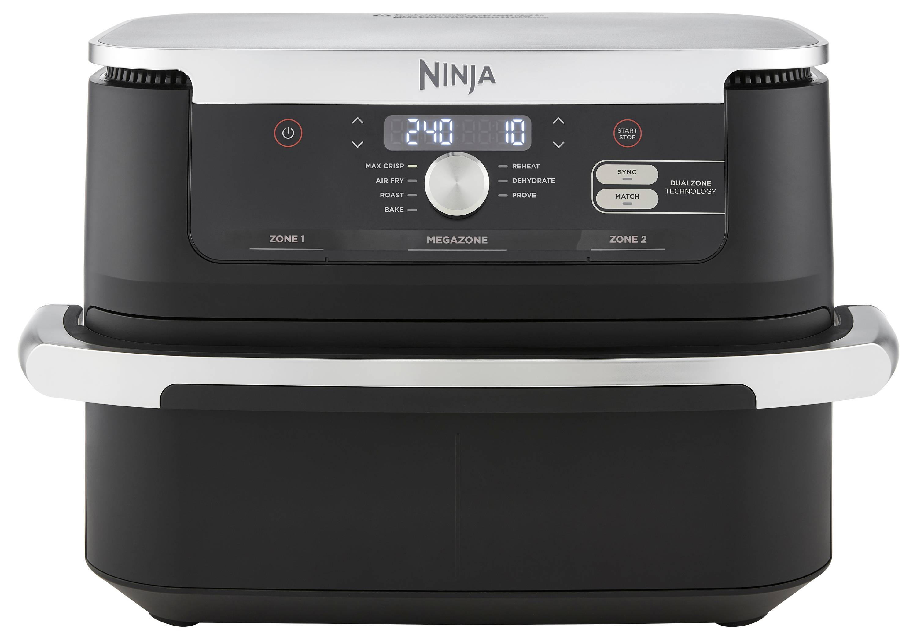 Ninja AF500EU Heißluft-Fritteuse 2470 W Schwarz, Silber