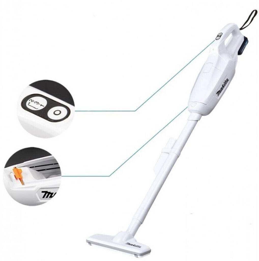 Makita CL107FDZW Akku-Handstaubsauger ohne Akku, ohne Ladegerät