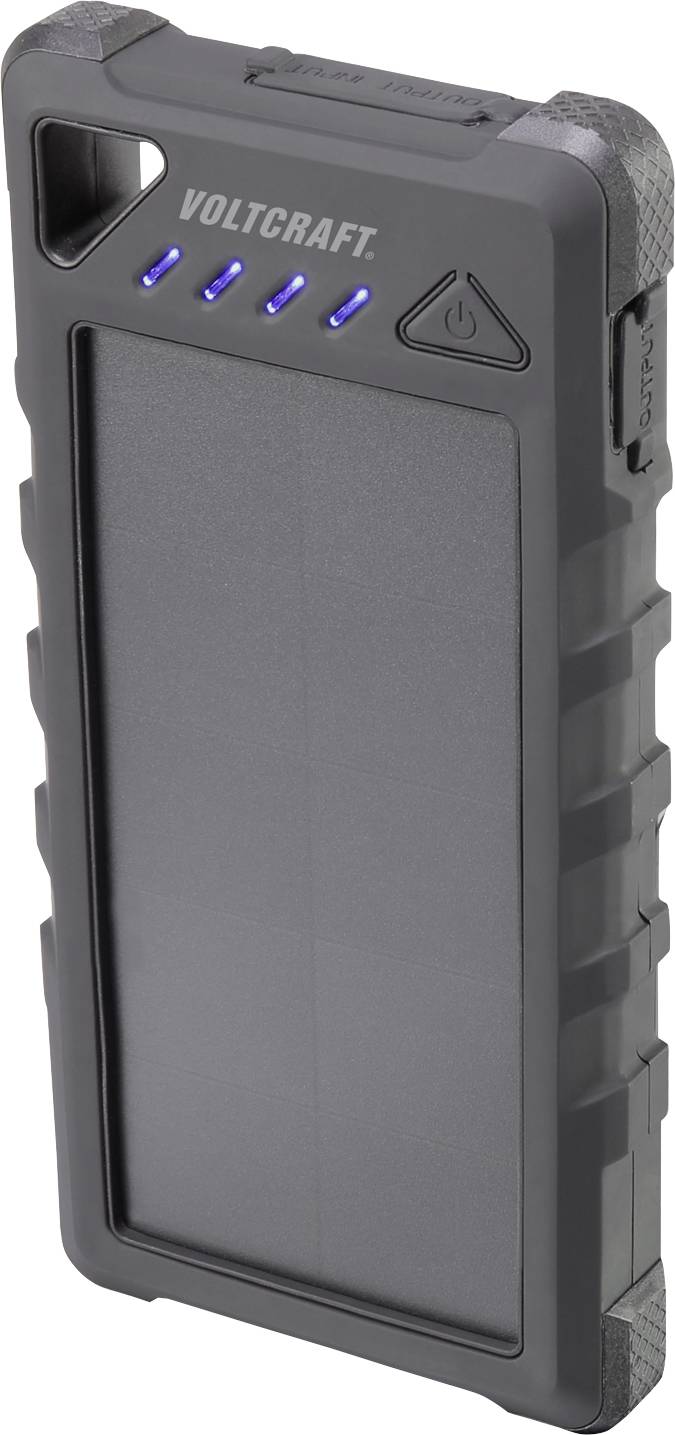 VOLTCRAFT VC-SL16000 VC-11946675 Solar-Powerbank Ladestrom Solarzelle 280 mA 16000 mAh