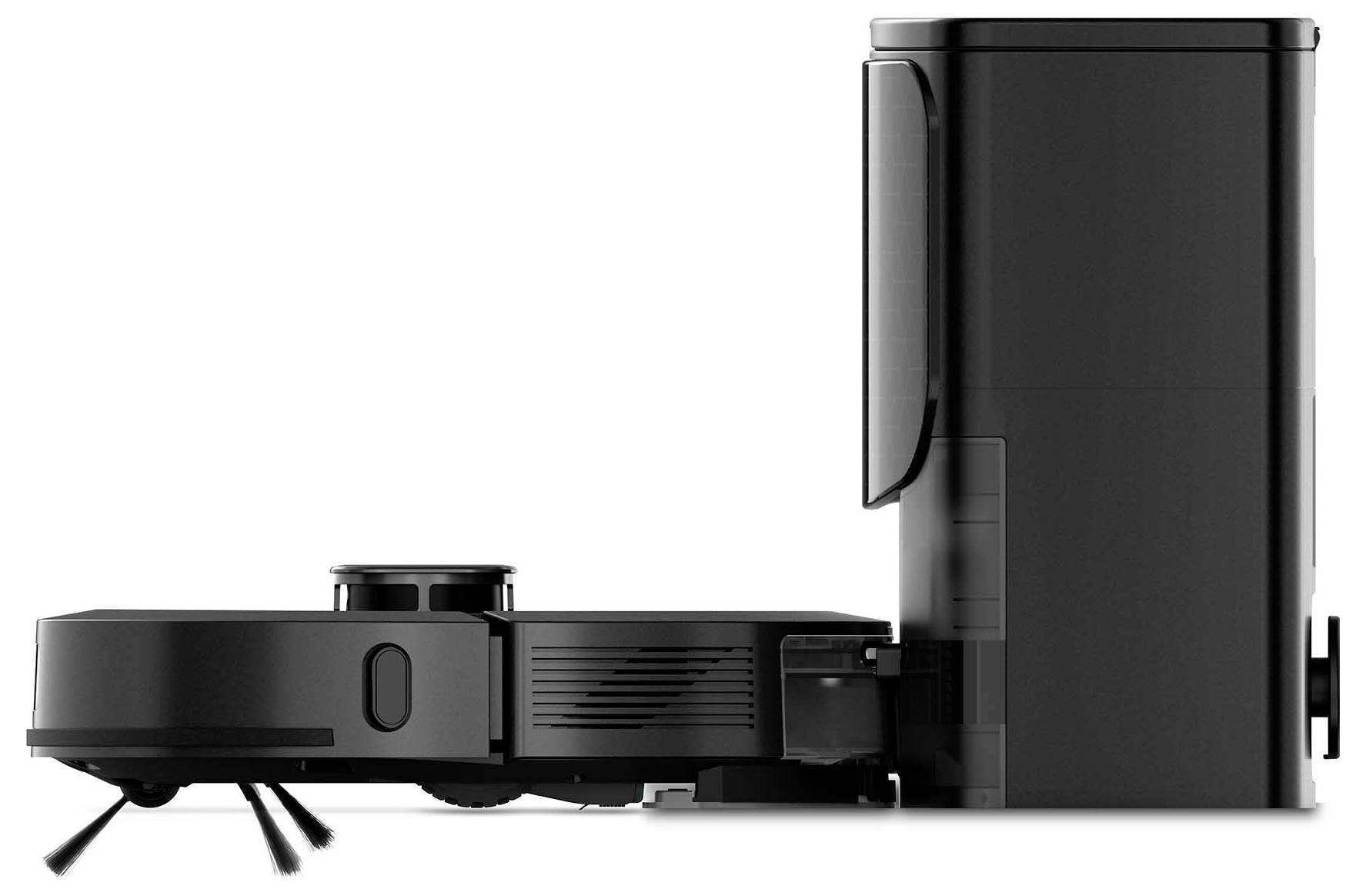 Nedis WIFIVCL002CBK Saug-und Wischroboter Schwarz kompatibel mit Amazon Alexa