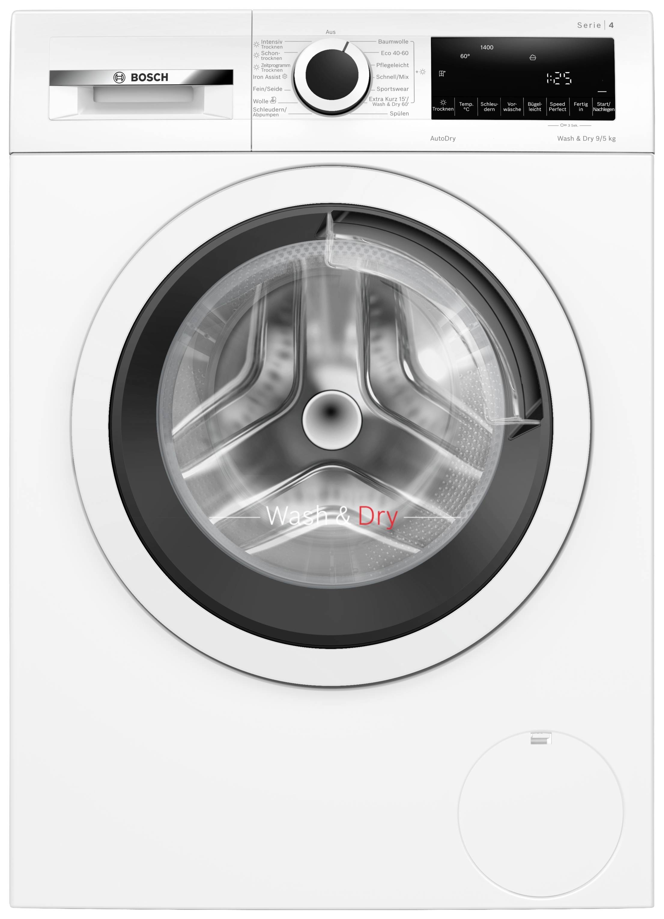 Bosch Haushalt WNA13441 Waschtrockner Frontlader EEK: A (A - G) 1400 U/min