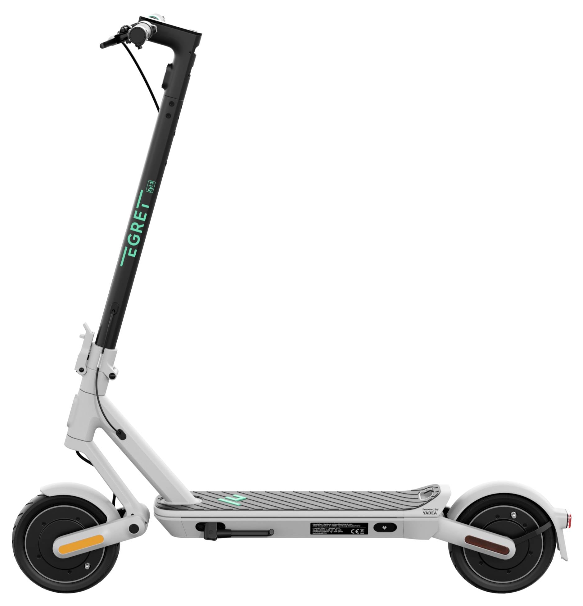 Egret Ey! 3 E-Scooter Grau Li-Ion 36 V 7.65 Ah Straßenzulassung: Deutschland