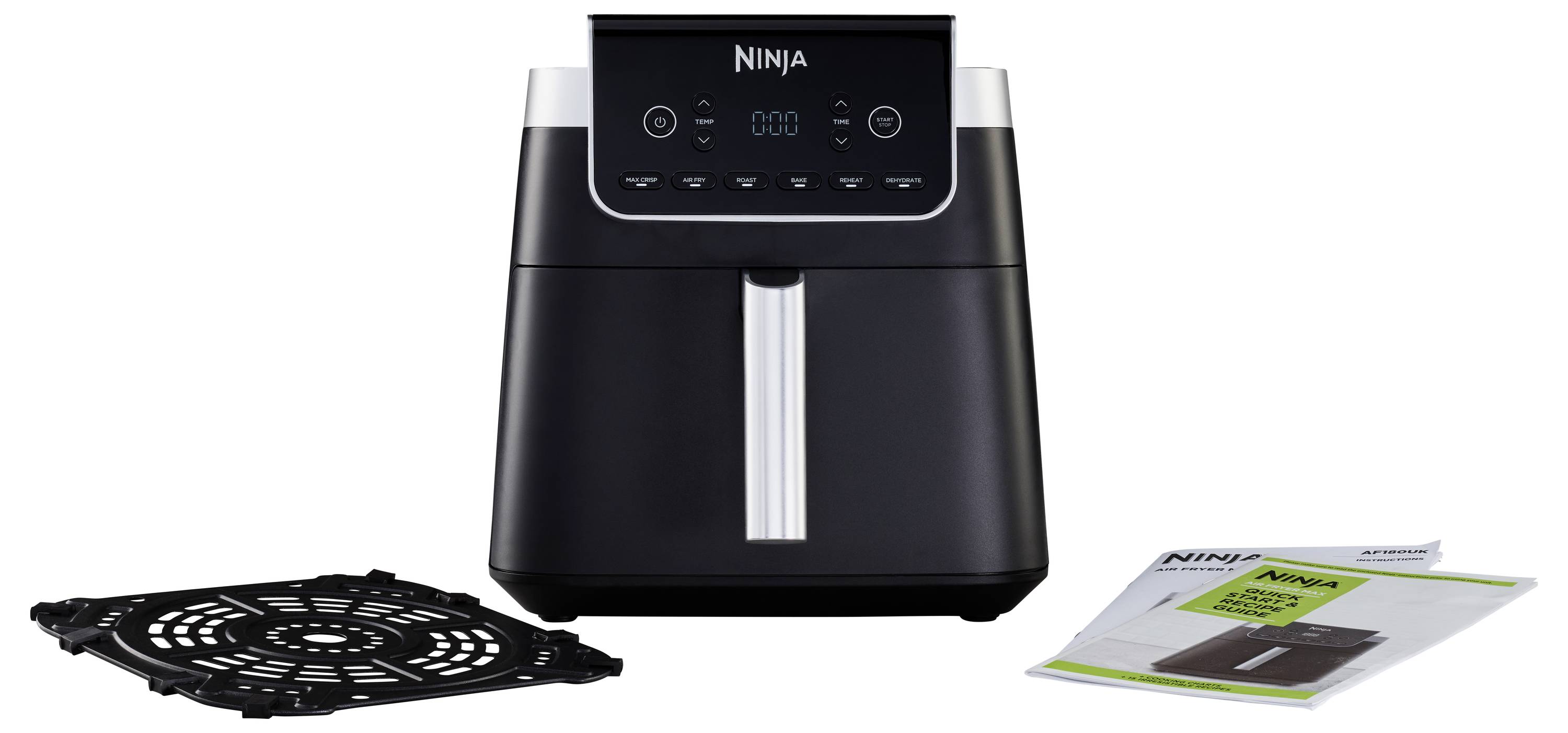 Ninja Max Pro Heißluft-Fritteuse 6.2 l 2000 W Schwarz