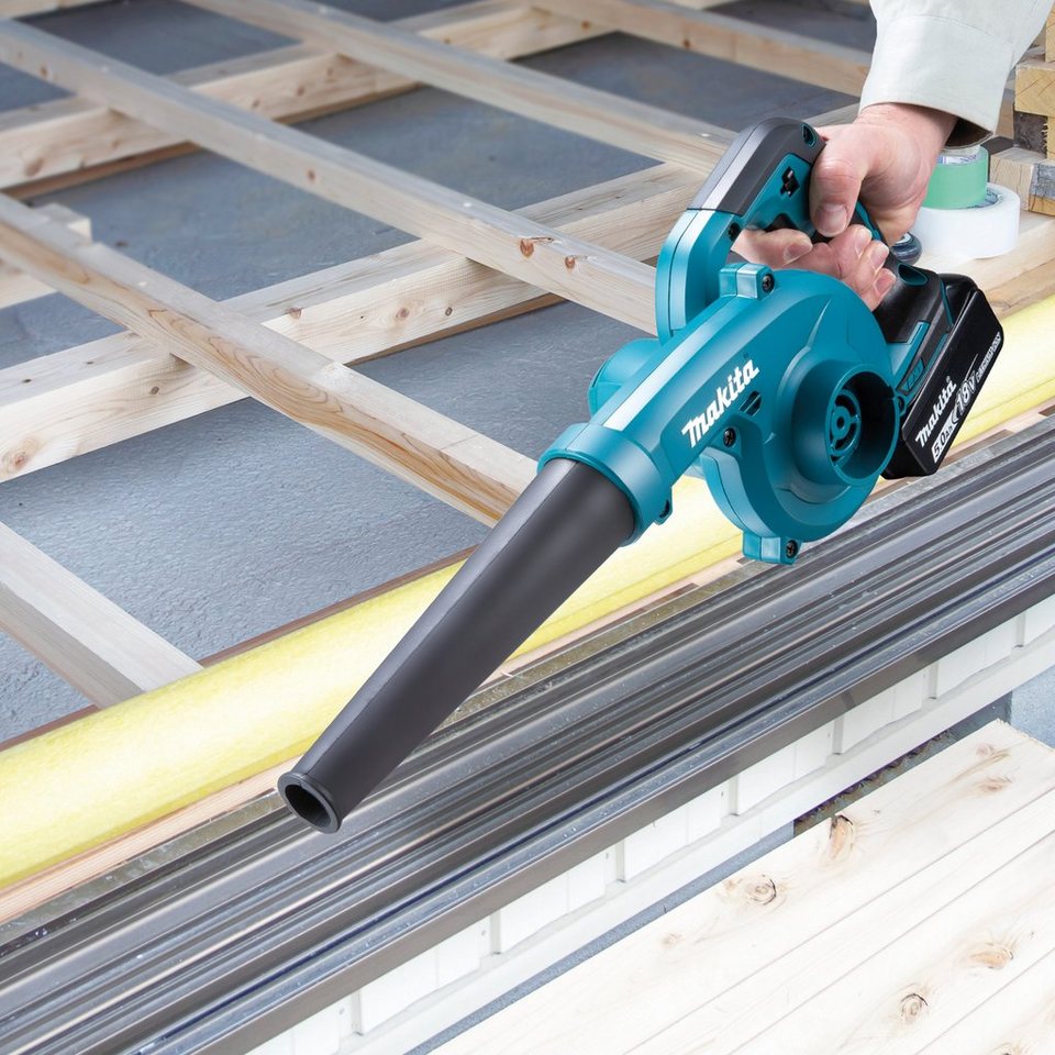 Makita Akku-Gebläse DUB185Z, 18V, 192 m³/h, 98 m/s, 58 mbar, ohne Akku und Ladegerät