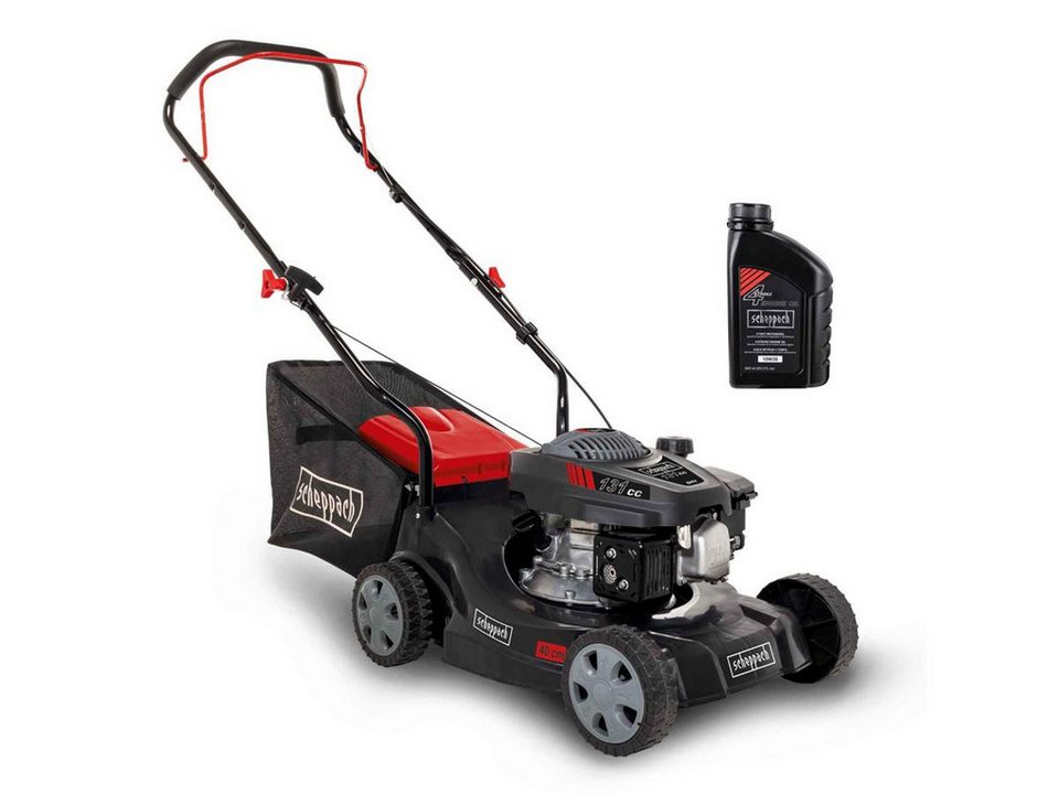 Scheppach Benzinrasenmäher MP132-40, 40 cm Schnittbreite, , 131 cm³, 3,3 PS Motorleistung